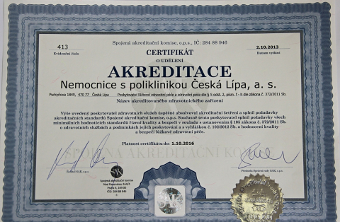 Certifikát